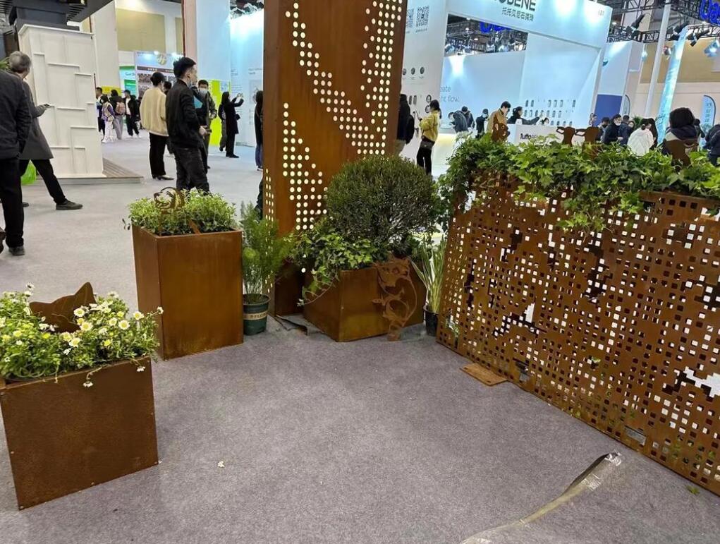 巴音郭楞耐候钢花箱